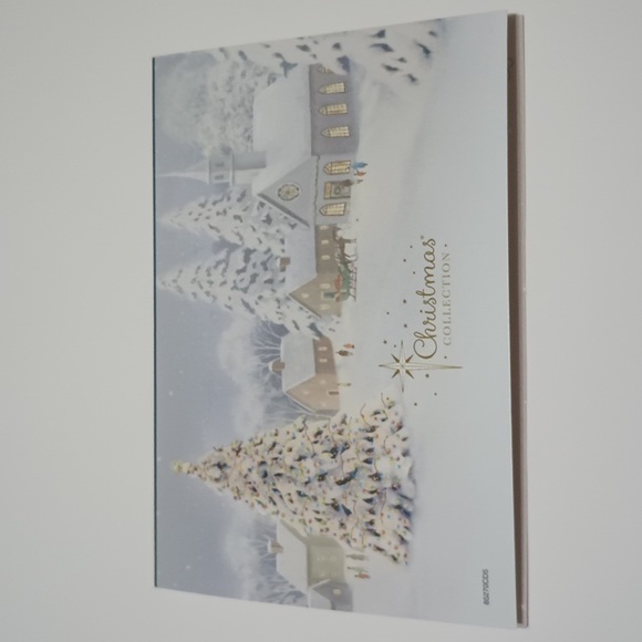 $2 Add-on Snowy Church Scene Christmas Card & Envelope Silver - Picture 6 of 9